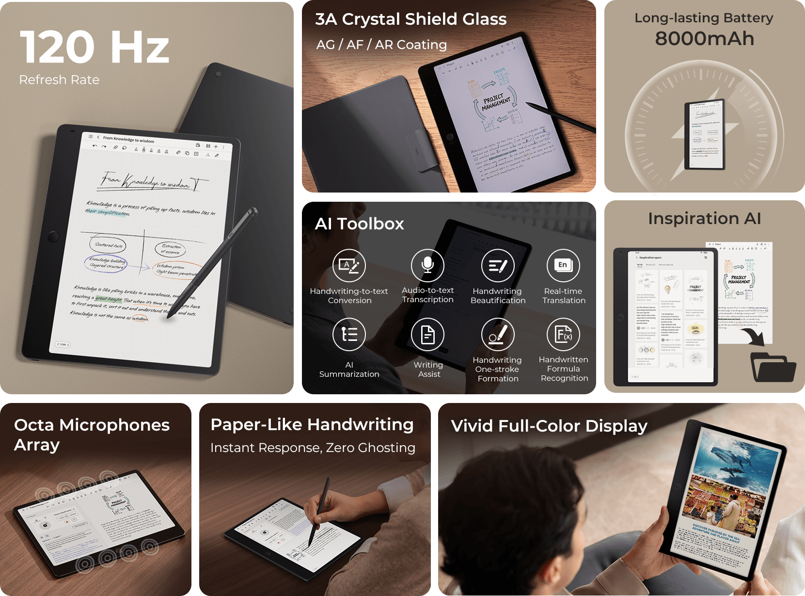 TCL Note A1 NXTPAPER: "Siêu tân binh" mang tham vọng soán ngôi Kindle Scribe