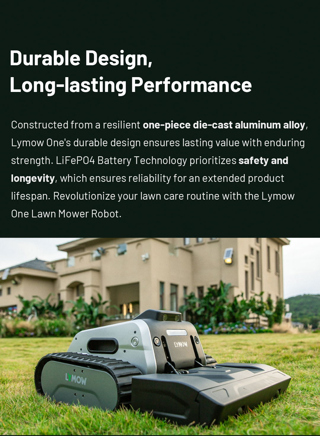 LYMOW ONE LAWN MOWER ROBOT Launching Soon on KICKSTARTER!