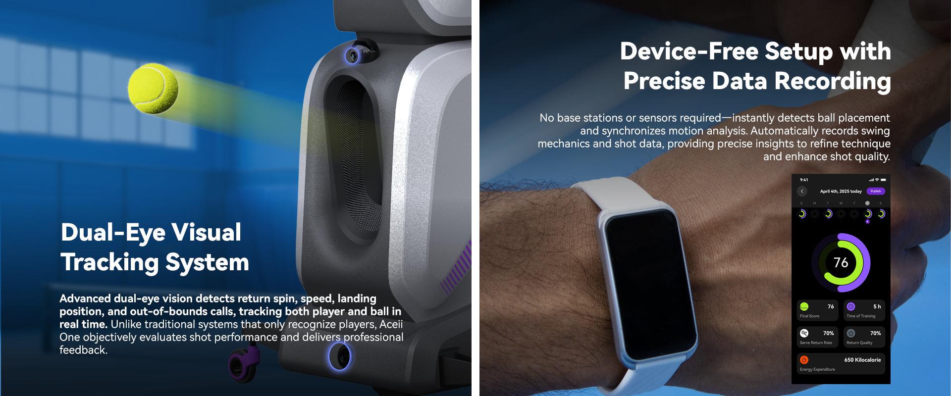 Aceii One:Your AI Tennis Hitting Partner