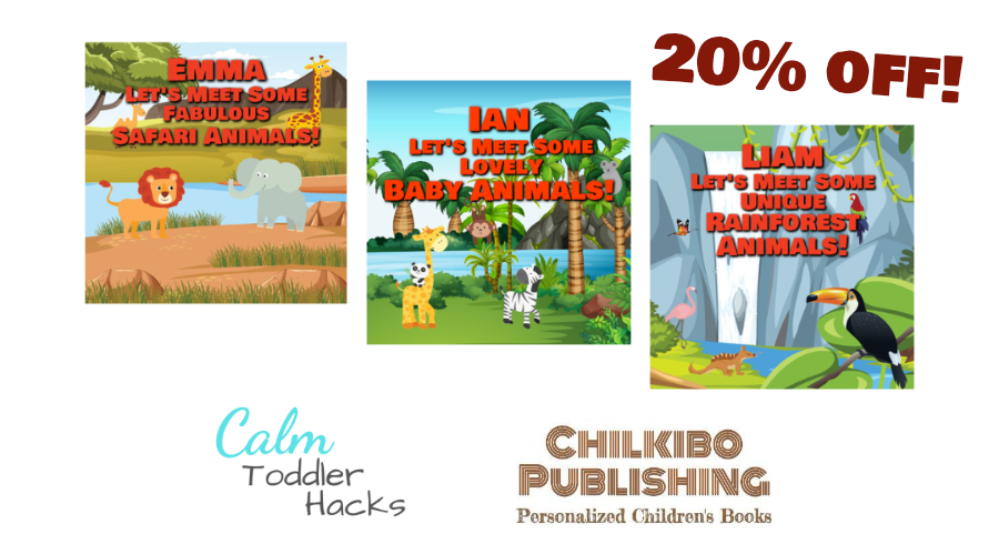 20% off a Personalized Children's Book by Chilkibo Publishing 