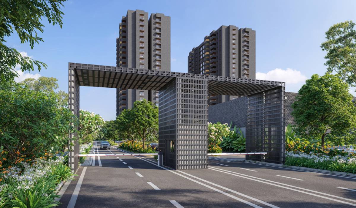 a very tall building with lots of windows